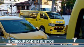 Conductores de buses colegiales esperan recuperarse económicamente