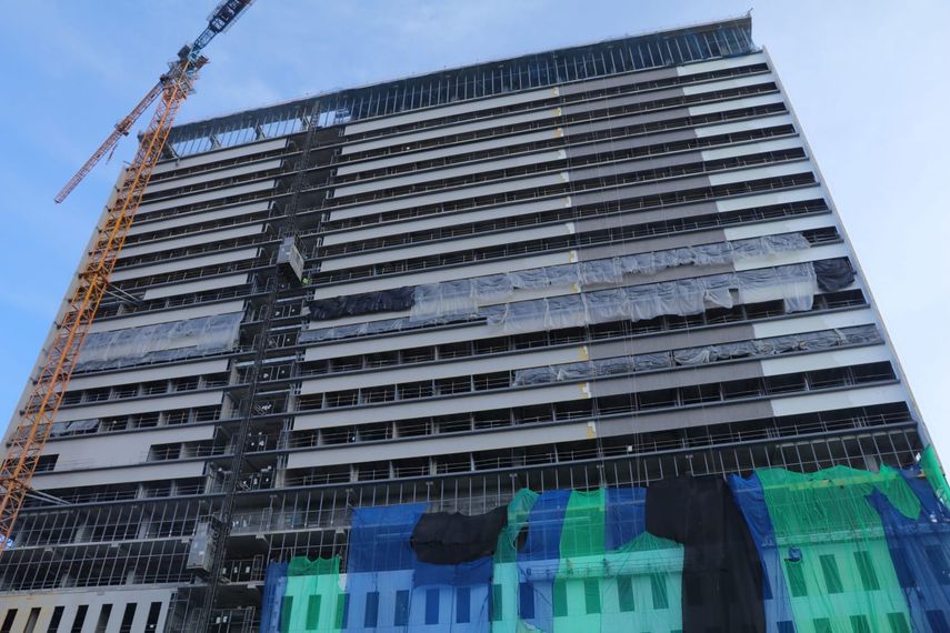 Nuevo Hospital del Niño presenta 50 % de avance.