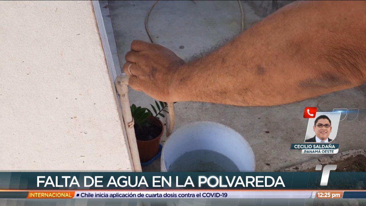 Residentes de La Polvareda llevan una semana sin agua