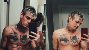 Aaron Carter muestra orgulloso su aumento de peso en Twitter
