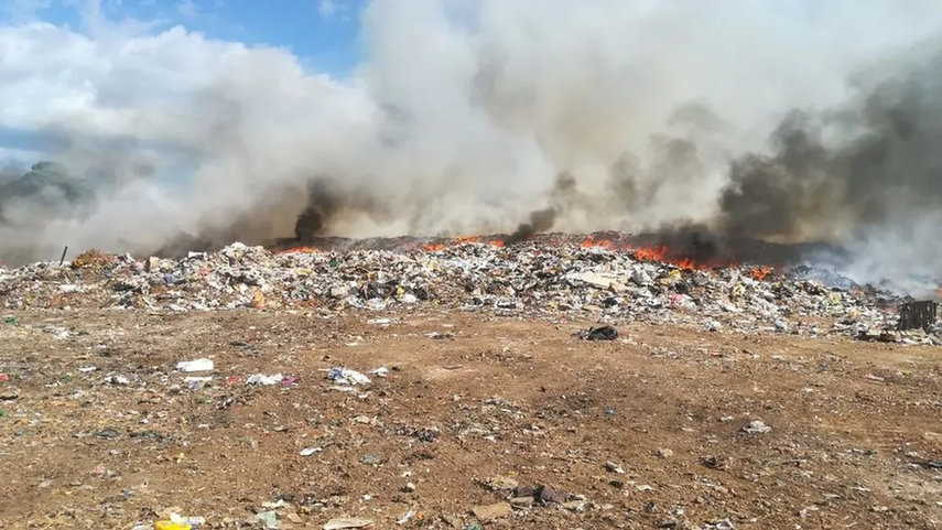 Incendio en vertedero&nbsp;