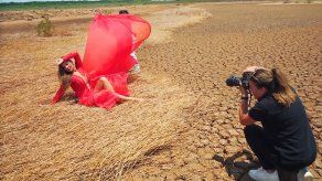 Laura Escoffery durante el 2do reto de Foto Challenge en Sarigua.