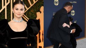 SAG Awards presenció la misteriosa caída de Selena Gómez.