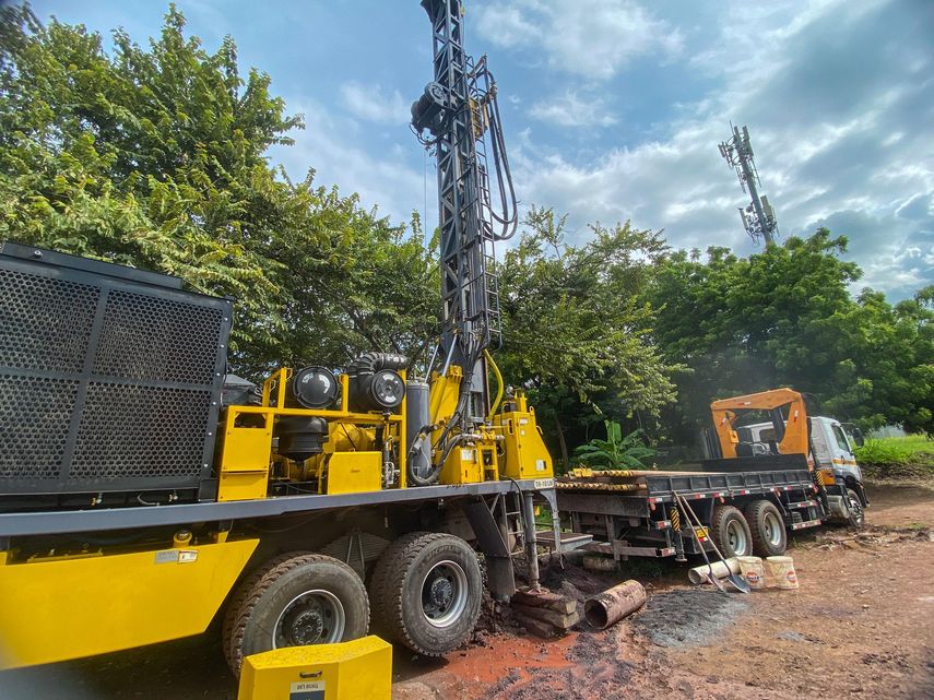 IDAAN avanza con los trabajos de perforación de un nuevo pozo en Herrera