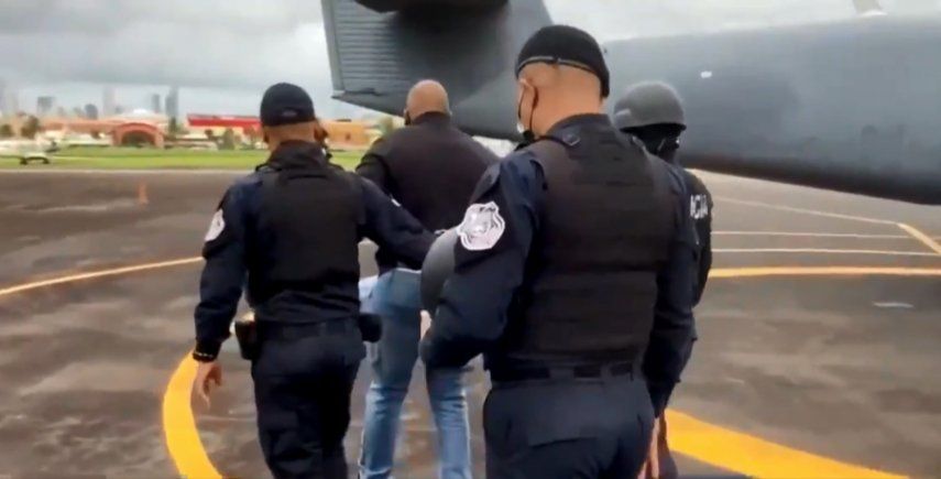 El traslado de José Cossio hacia Punta Coco se realizó bajo fuertes medidas de seguridad
