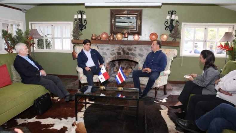 Presidentes de Panamá y Costa Rica se reúnen a fin de fortalecer relaciones bilaterales