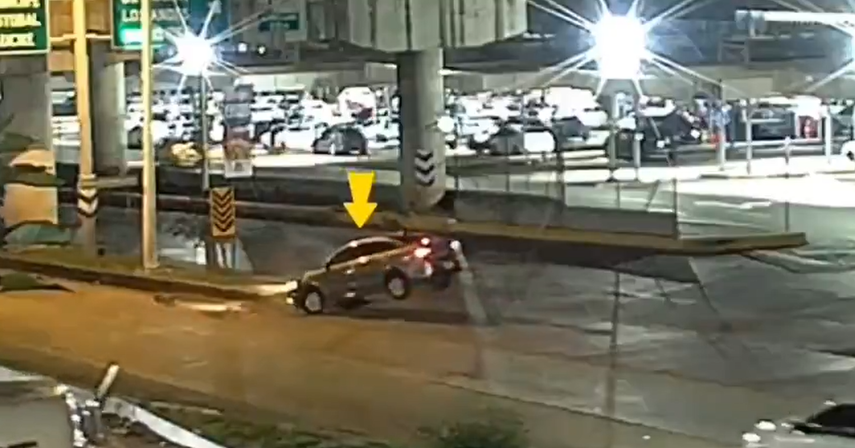 Cámaras del Centro de Operaciones capta accidente vehicular en la avenida Ricardo J. Alfaro.