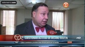 Cuestionan actitud de decano de Facultad de Derecho, Gilberto Boutin