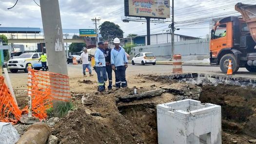 Trabajos de IDAAN en San Cristóbal para optimizar acueducto de Juan Díaz