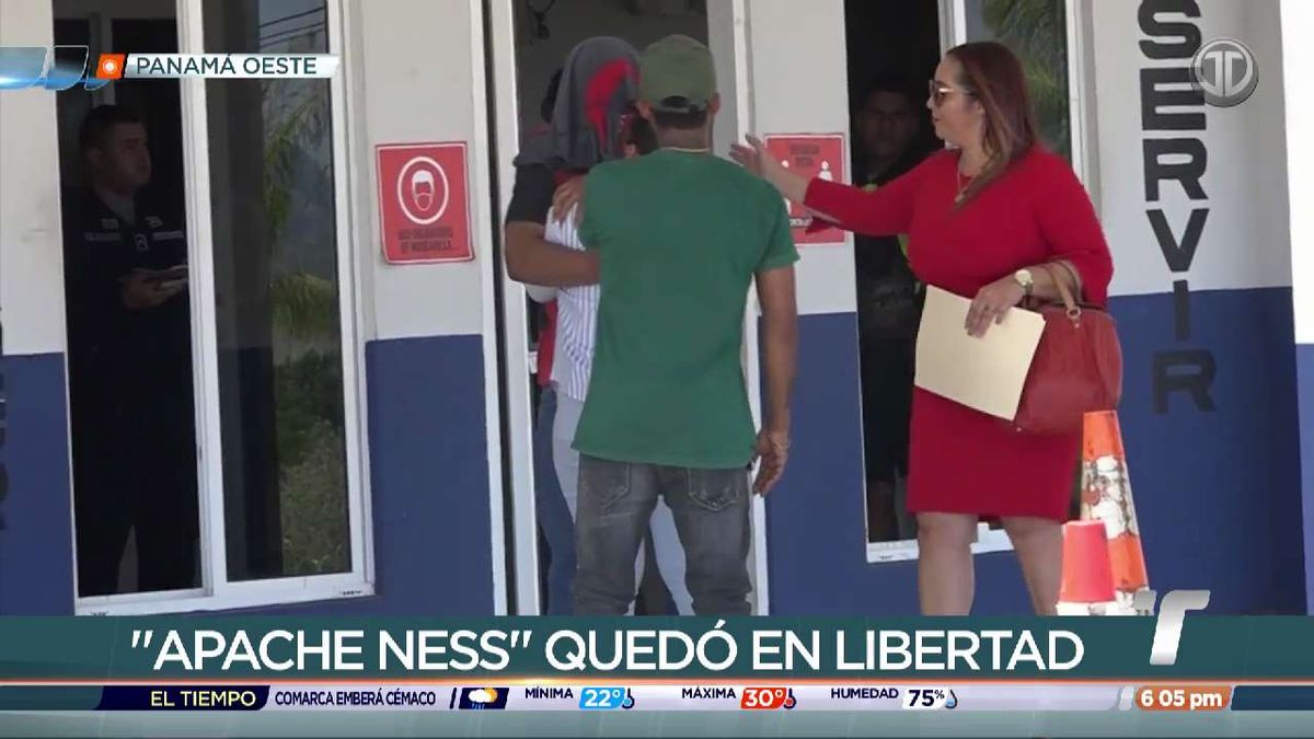 Apache Ness queda en libertad tras pagar fianza