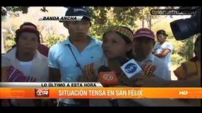 Indígenas retienen a Cacique Regional en San Félix