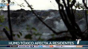 Comunidades denuncian afectaciones por humo que emana del vertedero de Antón