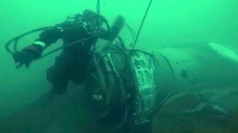 Hallada segunda caja negra del avión ruso siniestrado en el mar Negro
