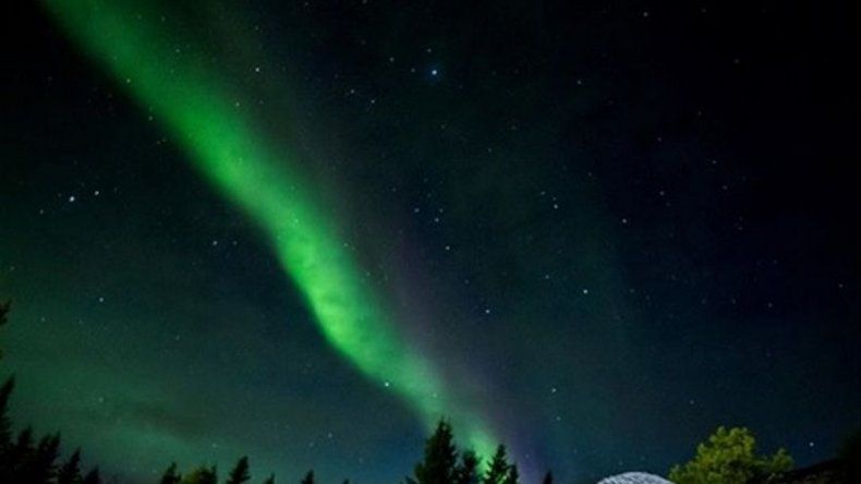 Alex Medela presencia una Aurora Boreal en Islandia