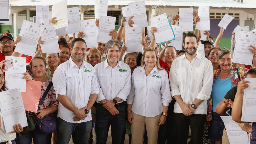 ANATI entrega 144 títulos de propiedad a beneficiarios del área de Tocumen