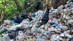 Vertederos de basura en la selva del Darién.