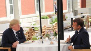 Macron y Trump mantienen un primer cara a cara conciliador en el G7