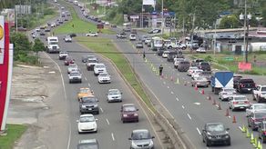 La inversión de carriles en la carrtera Panamericana se realizará desde el puente de Las Américas hasta Arraiján y desde La Espiga hasta Campana.