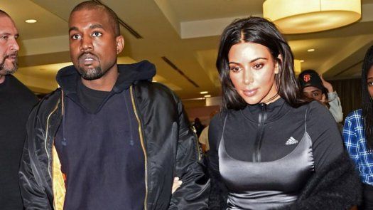 Kim Kardashian y Kanye West, una de las parejas más seguidas en el ámbito internacional.