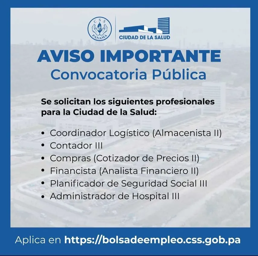 La convocatoria pública culmina hoy.