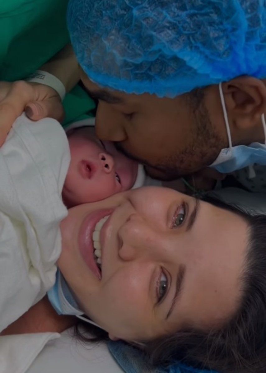 Irene Núñez da a luz a su hija Catalina Helena