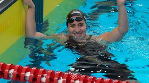 Emily Santos gana medalla de plata en los 200 metros pecho en los Juegos Panamericanos Junior 2025.&nbsp;