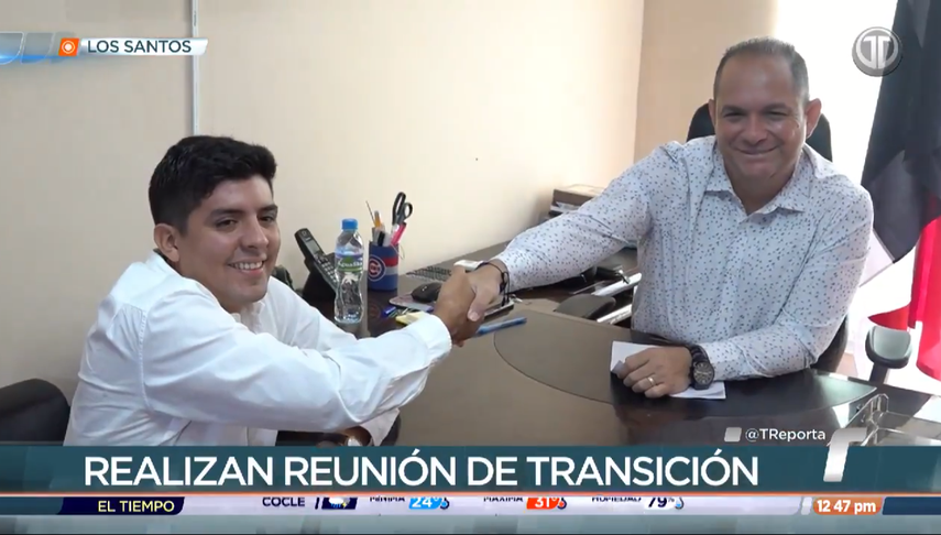 Alcalde electo de Los Santos se reúne con el saliente para iniciar la transición
