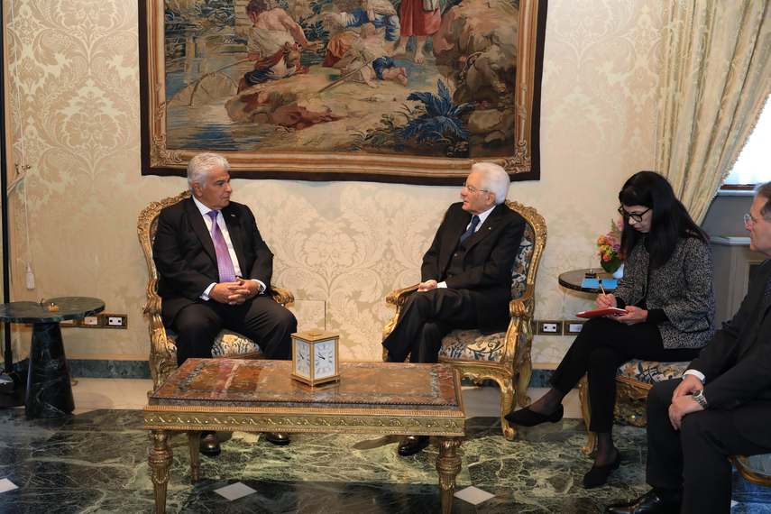 Presidentes de Panamá e Italia