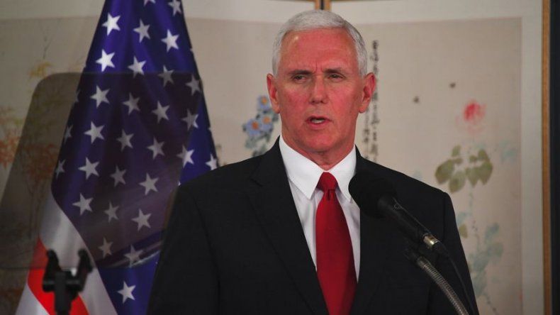 Pence recuerda los bombardeos en Siria y Afganistán para advertir a Pyongyang
