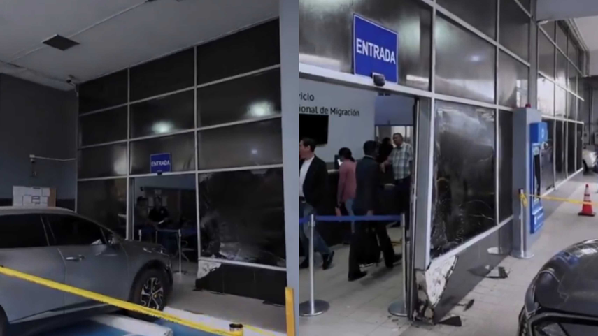 Migración informa sobre accidente ocurrido en la sede principal.