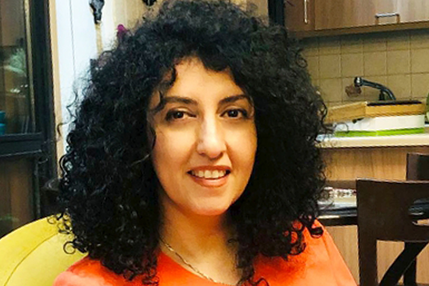 La activista iraní Narges Mohammadi