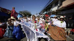 Foto ilustrativa del Desfile de las Mil Polleras.&nbsp;