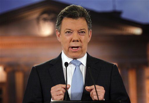 Santos resalta diálogo paz con guerrilla en 2012