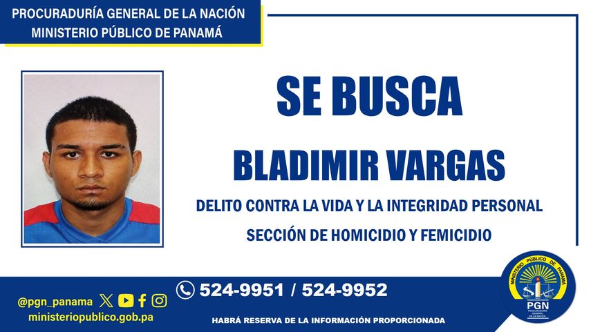 PGN solicita colaboración para ubicar a sospechoso de homicidio en Chepo