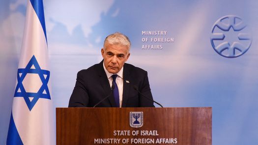 El Ministro de Relaciones Exteriores de Israel, Yair Lapid.