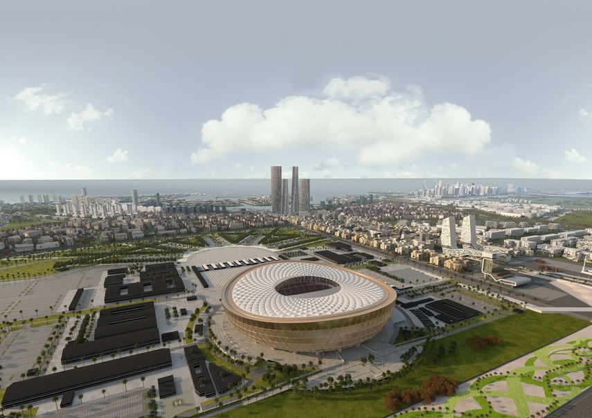 El Icónico Estadio Lusail albergará la gran final de Qatar 2022.