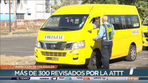 ATTT ha inspeccionado más de 300 busitos colegiales