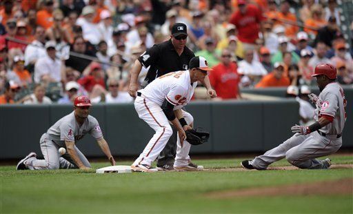 Angelinos rompen racha negativa y vencen a Orioles