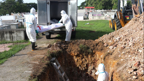 Instituto de Ciencias Forenses realiza sepelio de restos humanos identificados.