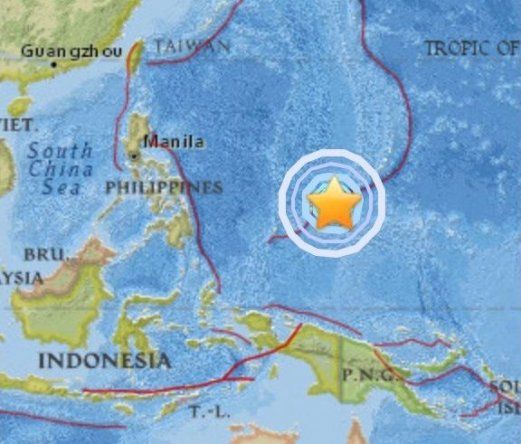 Un terremoto de magnitud 6,5 sacude Micronesia, en el Pacífico