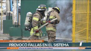 Se registra explosión de cableado soterrado en vía Cincuentenario
