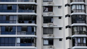 Daños en edificio Urbana.