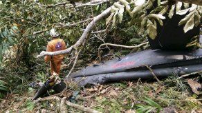 La Policía colombiana confirma muerte de cuatro tripulantes de helicóptero