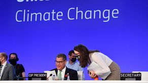El presidente de Gran Bretaña para la COP26, Alok Sharma.