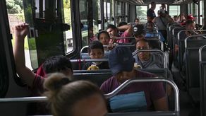 ìmagen ilustrativa de migrantes en México. Reino Unido registra un récord este sábado.