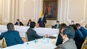 Reunión del presidente de Colombia, Iván Duque, y el Comité Nacional de Paro.