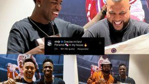 Dímelo Flow, BK y BCA junto a Vinicius Jr.