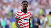 Delantero de la selección estadounidense Folarin Balogun. Delantero de la selección estadounidense Folarin Balogun.