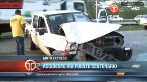 Colisión en la vía Centenario deja dos heridos