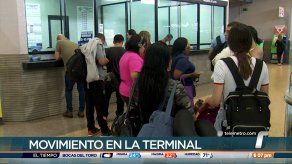 Bajo movimiento de pasajeros en la Terminal de Albrook